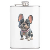 French bulldog フラスク (正面)