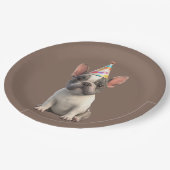 French Bulldog ペーパープレート (アングル)