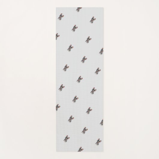 French Bulldog ヨガマット (正面)