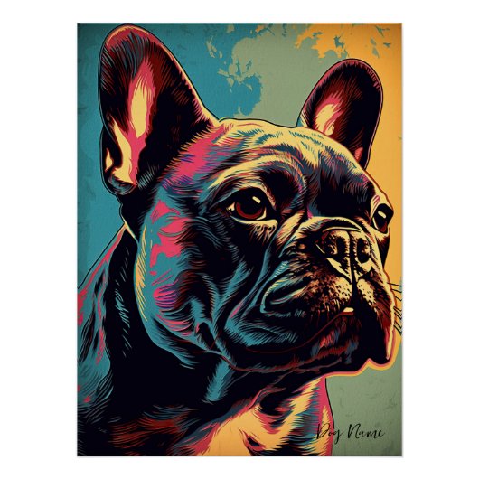 French Bulldog 003 - Bruno Pokopen ポスター (正面)