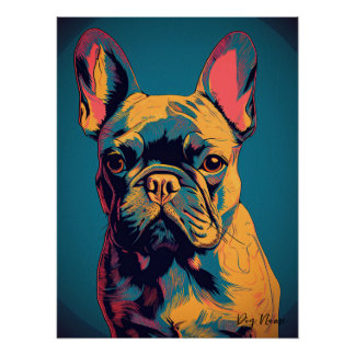 French Bulldog 004 - Bruno Pokopen ポスター