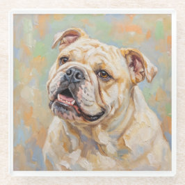 French Bulldog Art Coaster ガラスコースター