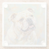 French Bulldog Art Coaster ガラスコースター (裏面)