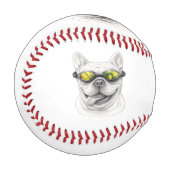 French Bulldog Baseball 野球ボール (正面左)