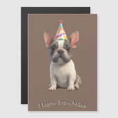 French Bulldog Birthday Card (正面/裏面)