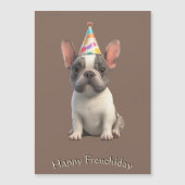 French Bulldog Birthday Card (正面)