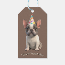 French Bulldog Birthday Card ギフトタグ