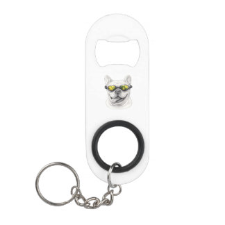 French Bulldog Bottle Opener Keychain キーホルダー栓抜き