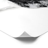 French Bulldog Bubble Bath Print, Funny Dog ポスター (角)