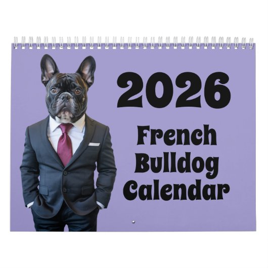 French Bulldog Calendar カレンダー (カバー)
