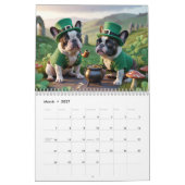 French Bulldog Calendar カレンダー (3月 2027)