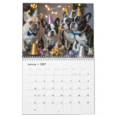 French Bulldog Calendar カレンダー (1月 2027)