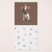 French Bulldog Card (正面&裏面)