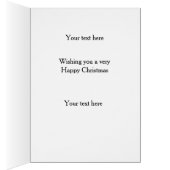 French Bulldog 'Cheese Tax' Christmas card (内側 (右))