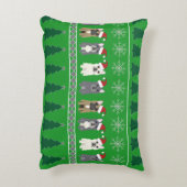 French Bulldog Christmas アクセントクッション (裏面(縦))