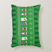French Bulldog Christmas アクセントクッション (正面(垂直))