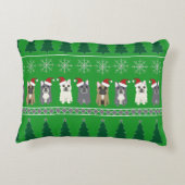 French Bulldog Christmas アクセントクッション (裏面)