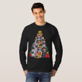 French Bulldog Christmas Tree Dog Santa Xmas Dogma Tシャツ (正面フル)
