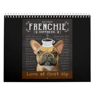 French Bulldog Coffee カレンダー