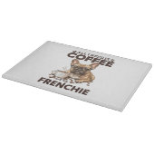 French Bulldog Coffee Frenchie Dog カッティングボード (角)