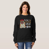 French Bulldog  Cool a Dude Graphics Plus Size スウェットシャツ (正面フル)