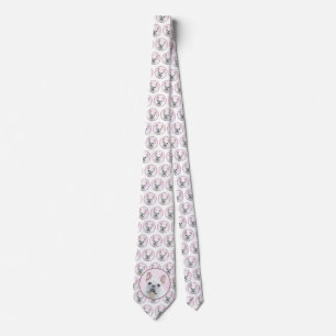 French Bulldog (Cream/White) Painting - Dog Art ネクタイ