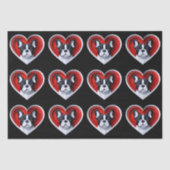 French Bulldog Cute Frenchie Gift Wrapping 薄葉紙 (正面)