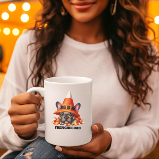 French Bulldog Cute Halloween Candy Costume コーヒーマグカップ