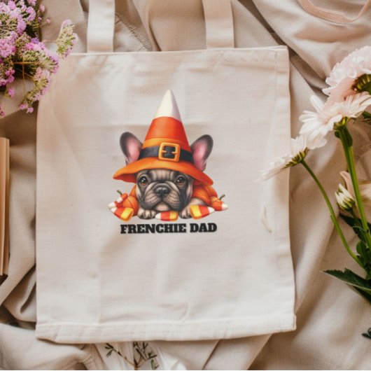 French Bulldog Cute Halloween Candy Costume トートバッグ