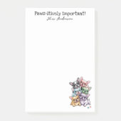 French Bulldog Cute Pet Girly Teacher Appreciation ポストイット (正面)