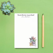 French Bulldog Cute Pet Girly Teacher Appreciation ポストイット