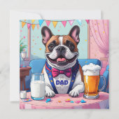French Bulldog Dad Fatherˋs Day (正面)