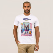 French Bulldog Dad Fatherˋs Day Tシャツ (正面フル)