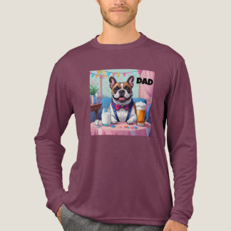 French Bulldog Dad Vatertag トライブレンドＴシャツ
