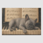 French Bulldog Decoupage Tissue Paper  Furniture 薄葉紙 (正面)