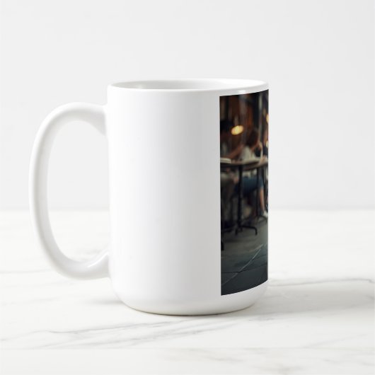 French Bulldog Elegant Coffee Mug コーヒーマグカップ (左)