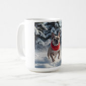 French Bulldog Elegant Coffee Mug コーヒーマグカップ (正面左)