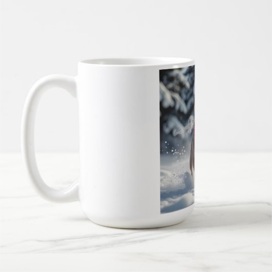 French Bulldog Elegant Coffee Mug コーヒーマグカップ (左)