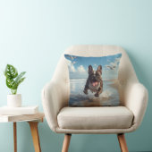French Bulldog Elegant Throw Pillow クッション (椅子)
