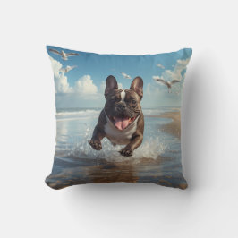 French Bulldog Elegant Throw Pillow クッション