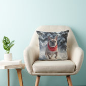  French Bulldog Elegant Throw Pillow クッション (椅子)