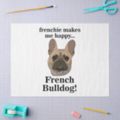 French Bulldog Face Dog Lover 薄葉紙 (クラフト)