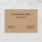 French Bulldog Face Frenchie Dog Groomer 名刺 (裏面)