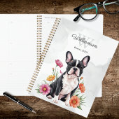 French Bulldog Floral プランナー手帳