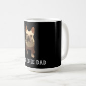 French Bulldog, Frenchie Dad コーヒーマグカップ (正面右)