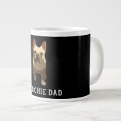 French Bulldog, Frenchie Dad ジャンボコーヒーマグカップ (正面右)