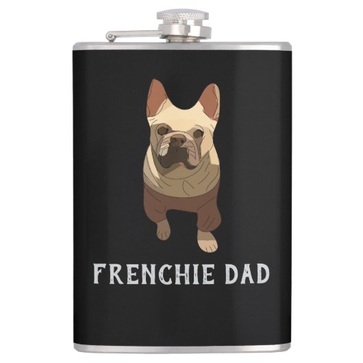 French Bulldog, Frenchie Dad フラスク (正面)