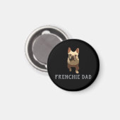 French Bulldog, Frenchie Dad マグネット (正面/裏面)