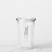 French Bulldog Frenchie Mom  アクリルタンブラー (裏面)