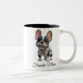 French Bulldog Frenchie Mom ツートーンマグカップ